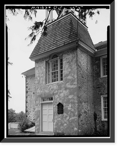 Historic Framed Print, St. James Protestant Episcopal Church, Saint James Church Road & Old Capital Trail, Stanton, New Castle County, DE - 3,  17-7/8" x 21-7/8"