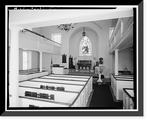 Historic Framed Print, St. James Protestant Episcopal Church, Saint James Church Road & Old Capital Trail, Stanton, New Castle County, DE - 4,  17-7/8" x 21-7/8"