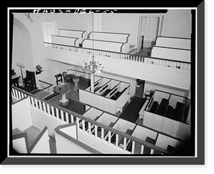 Historic Framed Print, St. James Protestant Episcopal Church, Saint James Church Road & Old Capital Trail, Stanton, New Castle County, DE - 6,  17-7/8" x 21-7/8"