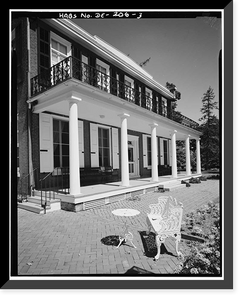 Historic Framed Print, Buena Vista, U.S. Route 13, South of U.S. Route 40, Tybouts Corner vicinity, New Castle County, DE - 3,  17-7/8" x 21-7/8"