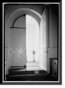 Historic Framed Print, Holy Trinity Church, Seventh & Church Street, Wilmington, New Castle County, DE - 4,  17-7/8" x 21-7/8"