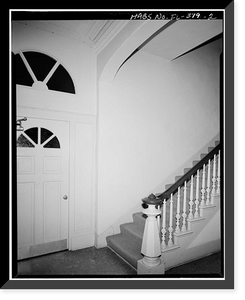 Historic Framed Print, The Cathedral Rectory, Saint George & Cathedral Streets, Saint Augustine, St. Johns County, FL - 2,  17-7/8" x 21-7/8"
