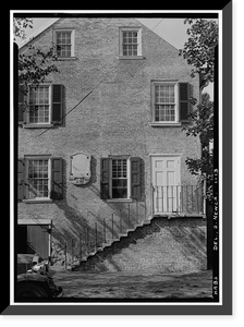 Historic Framed Print, Old New Castle Courthouse, Delaware Street, New Castle, New Castle County, DE - 2,  17-7/8" x 21-7/8"