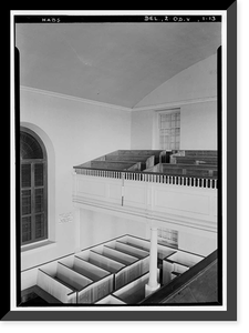 Historic Framed Print, Old Drawyers Presbyterian Church, Route 13, Odessa vicinity, New Castle County, DE - 6,  17-7/8" x 21-7/8"