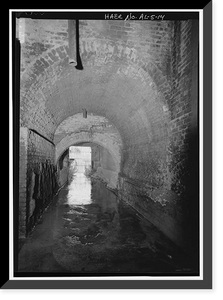 Historic Framed Print, Continental Gin Company, Prattville, Autauga County, AL - 7,  17-7/8" x 21-7/8"