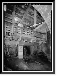 Historic Framed Print, Continental Gin Company, Prattville, Autauga County, AL - 8,  17-7/8" x 21-7/8"