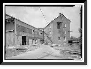 Historic Framed Print, Continental Gin Company, Prattville, Autauga County, AL - 12,  17-7/8" x 21-7/8"