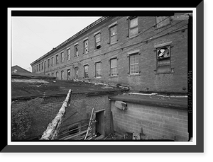 Historic Framed Print, Prattville Manufacturing Company, Number One, 242 South Court Street, Prattville, Autauga County, AL - 11,  17-7/8" x 21-7/8"