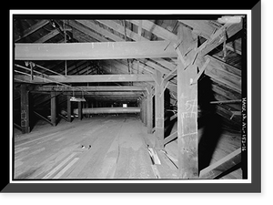 Historic Framed Print, Prattville Manufacturing Company, Number One, 242 South Court Street, Prattville, Autauga County, AL - 16,  17-7/8" x 21-7/8"