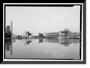 Historic Framed Print, United States Pipe & Foundry Company Plant, 2023 St. Louis Avenue at I-20/59, Bessemer, Jefferson County, AL - 5,  17-7/8" x 21-7/8"