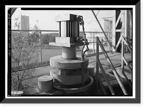 Historic Framed Print, Marshall Space Flight Center, Saturn Propulsion & Structural Test Facility, East Test Area, Huntsville vicinity, Madison County, AL - 14,  17-7/8" x 21-7/8"