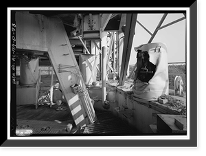 Historic Framed Print, Marshall Space Flight Center, Saturn Propulsion & Structural Test Facility, East Test Area, Huntsville vicinity, Madison County, AL - 17,  17-7/8" x 21-7/8"