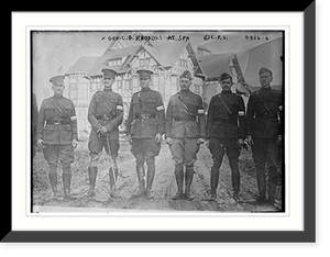 Historic Framed Print, Gen. C.D. Rhoades at Spa,  17-7/8" x 21-7/8"