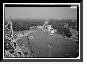 Historic Framed Print, Marshall Space Flight Center, East Test Area, Dodd Road, Huntsville vicinity, Madison County, AL,  17-7/8" x 21-7/8"