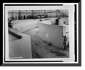 Historic Framed Print, University of California Radiation Laboratory, Bevatron, 1 Cyclotron Road, Berkeley, Alameda County, CA - 5,  17-7/8" x 21-7/8"