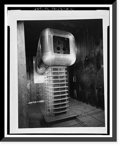 Historic Framed Print, University of California Radiation Laboratory, Bevatron, 1 Cyclotron Road, Berkeley, Alameda County, CA - 23,  17-7/8" x 21-7/8"