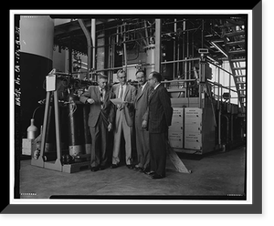 Historic Framed Print, University of California Radiation Laboratory, Bevatron, 1 Cyclotron Road, Berkeley, Alameda County, CA - 29,  17-7/8" x 21-7/8"