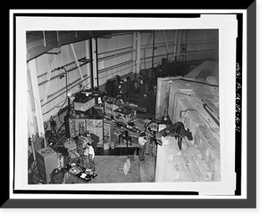 Historic Framed Print, University of California Radiation Laboratory, Bevatron, 1 Cyclotron Road, Berkeley, Alameda County, CA - 31,  17-7/8" x 21-7/8"