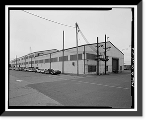 Oakland Army Base, Vehicle Maintenance Shop, Attu Street & Corregidor Avenue, Oakland, Alameda County, CA - 2, Historic Print