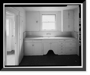 Historic Framed Print, Big Creek Hydroelectric System, Powerhouse 8, Operator Cottage, Big Creek, Big Creek vicinity, Fresno County, CA - 20,  17-7/8" x 21-7/8"