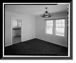 Historic Framed Print, Bishop Creek Hydroelectric System, Plant 4, Worker Cottage, Bishop Creek, Bishop vicinity, Inyo County, CA - 29,  17-7/8" x 21-7/8"