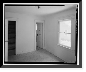 Historic Framed Print, Bishop Creek Hydroelectric System, Plant 4, Worker Cottage, Bishop Creek, Bishop vicinity, Inyo County, CA - 36,  17-7/8" x 21-7/8"