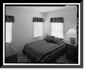 Historic Framed Print, Bishop Creek Hydroelectric System, Plant 4, Worker Cottage, Bishop Creek, Bishop vicinity, Inyo County, CA - 112,  17-7/8" x 21-7/8"