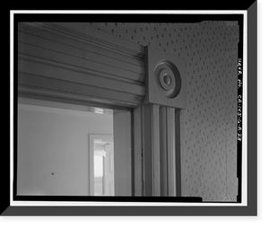 Historic Framed Print, Bishop Creek Hydroelectric System, Plant 6, Cashbaugh-Kilpatrick House, Bishop Creek, Bishop vicinity, Inyo County, CA - 23,  17-7/8" x 21-7/8"