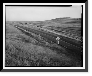 Historic Framed Print, Keefe-McDerby Mine Ditch, East of East Bidwell Street between Clarksville Ro, Folsom vicinity, Sacramento County, CA - 5,  17-7/8" x 21-7/8"