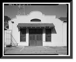 Historic Framed Print, Chollas Heights Naval Radio Transmitting Facility, Transmitter Building, 6410 Zero Road, San Diego, San Diego County, CA - 11,  17-7/8" x 21-7/8"