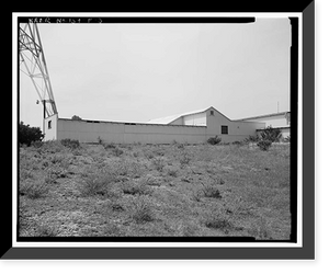 Historic Framed Print, Chollas Heights Naval Radio Transmitting Facility, Operational Storage Building, 6410 Zero Road, San Diego, San Diego County, CA - 3,  17-7/8" x 21-7/8"