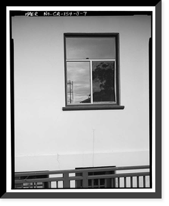Historic Framed Print, Chollas Heights Naval Radio Transmitting Facility, Chief Operator's Quarters, 6410 Zero Road, San Diego, San Diego County, CA - 7,  17-7/8" x 21-7/8"