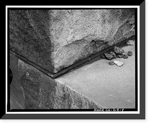 Historic Framed Print, Southern Pacific Railroad Natron Cutoff, Tunnel No. 18, Milepost 410, Dorris vicinity, Siskiyou County, CA - 7,  17-7/8" x 21-7/8"