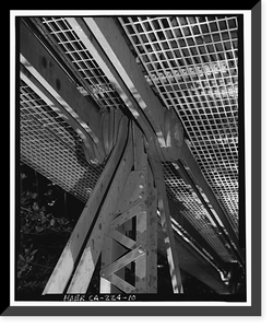 Historic Framed Print, Southern Pacific Railroad Shasta Route, Bridge No. 324.99, Milepost 324.99, Shasta Springs vicinity, Siskiyou County, CA - 10,  17-7/8" x 21-7/8"