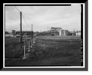 Historic Framed Print, Rocky Mountain Arsenal, Bounded by Ninety-sixth Avenue & Fifty-sixth Avenu, Commerce City, Adams County, CO - 23,  17-7/8" x 21-7/8"