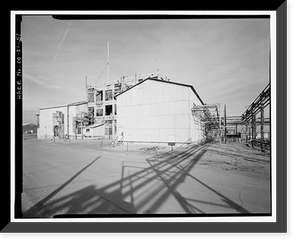 Historic Framed Print, Rocky Mountain Arsenal, Bounded by Ninety-sixth Avenue & Fifty-sixth Avenu, Commerce City, Adams County, CO - 54,  17-7/8" x 21-7/8"