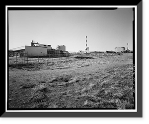 Historic Framed Print, Rocky Mountain Arsenal, Bounded by Ninety-sixth Avenue & Fifty-sixth Avenu, Commerce City, Adams County, CO - 105,  17-7/8" x 21-7/8"