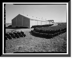 Historic Framed Print, Rocky Mountain Arsenal, Bounded by Ninety-sixth Avenue & Fifty-sixth Avenu, Commerce City, Adams County, CO - 116,  17-7/8" x 21-7/8"
