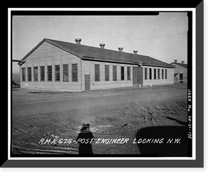 Historic Framed Print, Rocky Mountain Arsenal, Bounded by Ninety-sixth Avenue & Fifty-sixth Avenu, Commerce City, Adams County, CO - 172,  17-7/8" x 21-7/8"