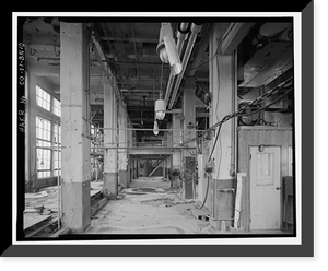 Historic Framed Print, Rocky Mountain Arsenal, Lewisite-Distilled Mustard Manufacturing Building, 540 feet South of December Seventh Avenue; 1100 fe, Commerce City, Adams County, CO - 10,  17-7/8" x 21-7/8"