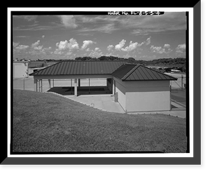 Historic Framed Print, Cape Canaveral Air Station, Launch Complex 17, Facility 28425, East end of Lighthouse Road, Cape Canaveral, Brevard County, FL - 4,  17-7/8" x 21-7/8"