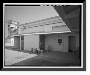 Historic Framed Print, Cape Canaveral Air Station, Launch Complex 17, Facility 36001, East end of Lighthouse Road, Cape Canaveral, Brevard County, FL - 2,  17-7/8" x 21-7/8"