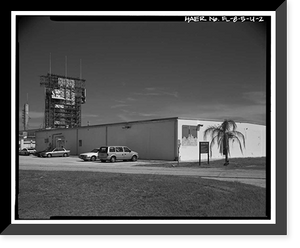 Historic Framed Print, Cape Canaveral Air Station, Launch Complex 17, Facility 36006, East end of Lighthouse Road, Cape Canaveral, Brevard County, FL - 2,  17-7/8" x 21-7/8"