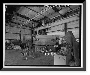 Historic Framed Print, Cape Canaveral Air Station, Launch Complex 17, Facility 36009, East end of Lighthouse Road, Cape Canaveral, Brevard County, FL - 7,  17-7/8" x 21-7/8"