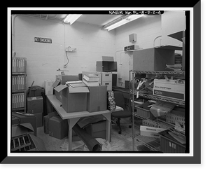 Historic Framed Print, Cape Canaveral Air Station, Launch Complex 17, Facility 36002, East end of Lighthouse Road, Cape Canaveral, Brevard County, FL - 4,  17-7/8" x 21-7/8"