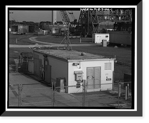 Historic Framed Print, Cape Canaveral Air Station, Launch Complex 17, Facility 36003, East end of Lighthouse Road, Cape Canaveral, Brevard County, FL,  17-7/8" x 21-7/8"