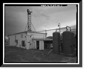 Historic Framed Print, Cape Canaveral Air Station, Launch Complex 17, Facility 36003, East end of Lighthouse Road, Cape Canaveral, Brevard County, FL - 3,  17-7/8" x 21-7/8"