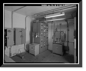 Historic Framed Print, Cape Canaveral Air Station, Launch Complex 17, Facility 36003, East end of Lighthouse Road, Cape Canaveral, Brevard County, FL - 4,  17-7/8" x 21-7/8"