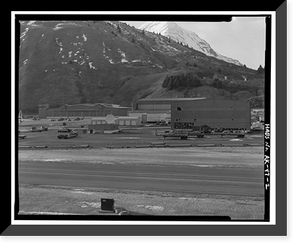 Historic Framed Print, Kodiak Naval Operating Base, U.S. Coast Guard Station, Kodiak, Kodiak Island Borough, AK - 2,  17-7/8" x 21-7/8"