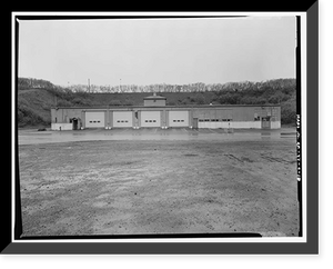 Historic Framed Print, Kodiak Naval Operating Base, Building No. 10, U.S. Coast Guard Station, Kodiak, Kodiak Island Borough, AK - 10,  17-7/8" x 21-7/8"